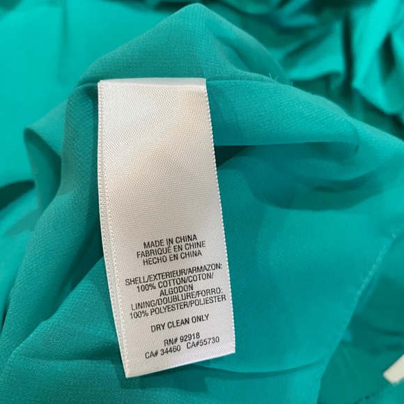 Juicy Couture ruffle collar green dress Size Small - Picture 11 of 16